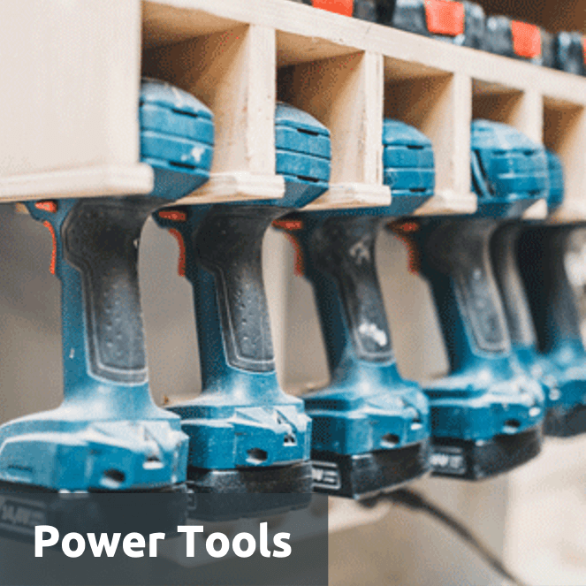 power tools aligned